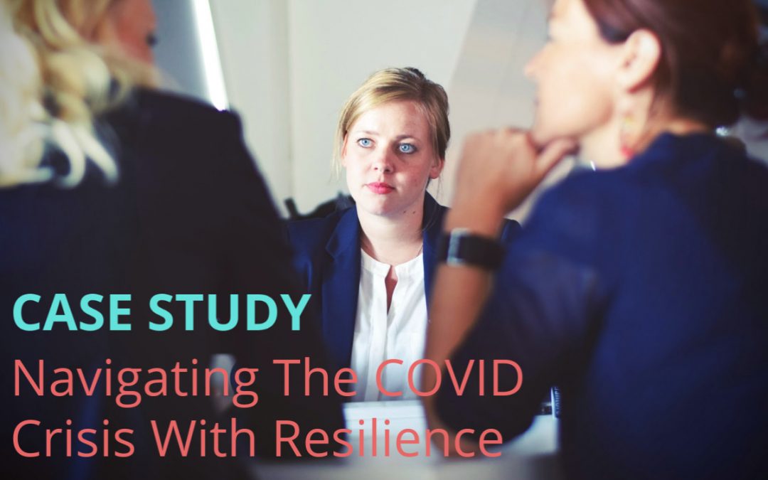 How a newly promoted leader is navigating the COVID crisis with resilience